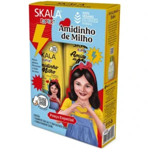 Skala Expert, Kids Corn Starch ,  Amidinho de Milho , Shampoo & Conditioner KIT