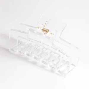 Transparent Rectangular Claw Clips